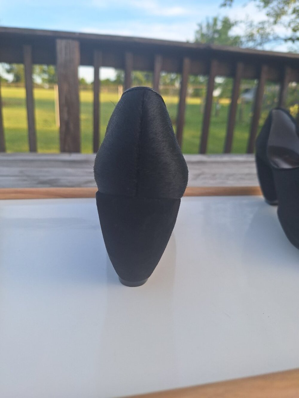 Sacha London Pony Hair Wedges Sz 8 - Picture 6 of 11